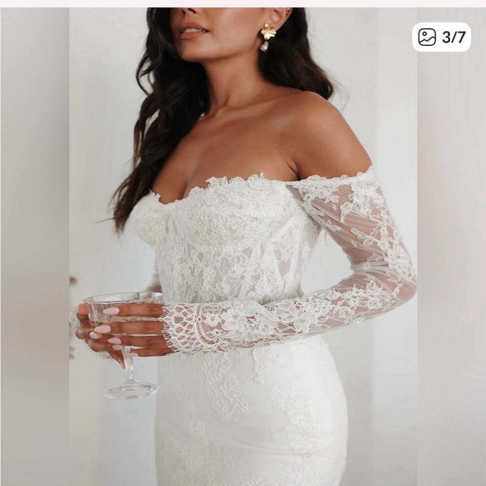 Untamed Petals by Amanda Judge  Madeline White Lace Dress